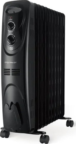 Aigostar - Olejový ohřívač s 11 žebry 2300W/230V černá