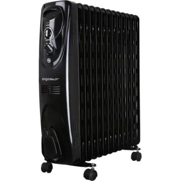 Aigostar - Olejový ohřívač s 13 žebry 2500W/230V černá