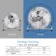 Aigostar - Podlahový ventilátor 100W/230V 51 cm chrom