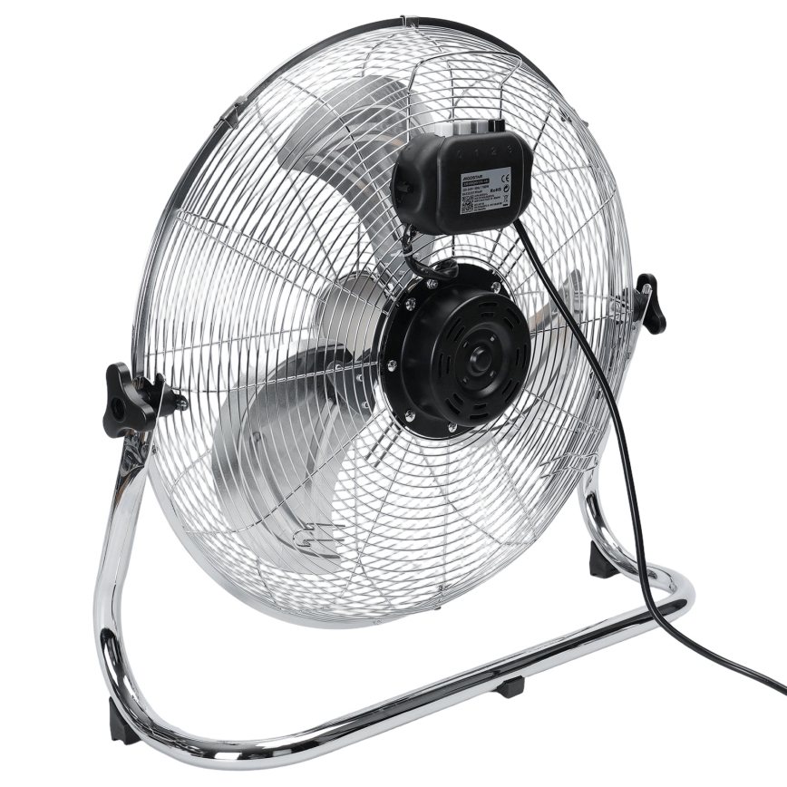 Aigostar - Podlahový ventilátor 100W/230V pr. 54 cm lesklý chrom