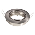 Aigostar - Rámeček pro podhledové svítidlo GU10 pr. 8,2 cm matný chrom