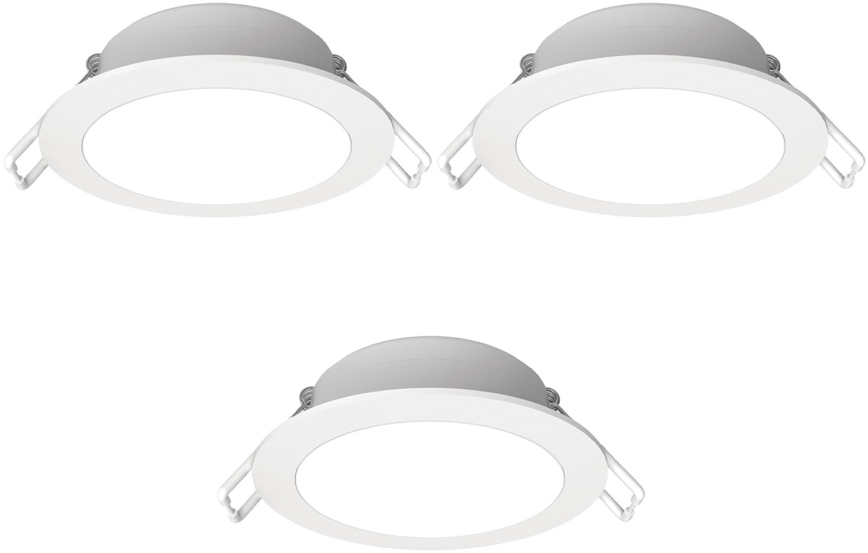Aigostar - SADA 3x LED Koupelnové podhledové svítidlo LED/4,8W/230V IP65 bílá