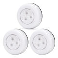 Aigostar - SADA 3x LED RGB Přenosné noční svítidlo LED/3xAAA + dálkové ovládání