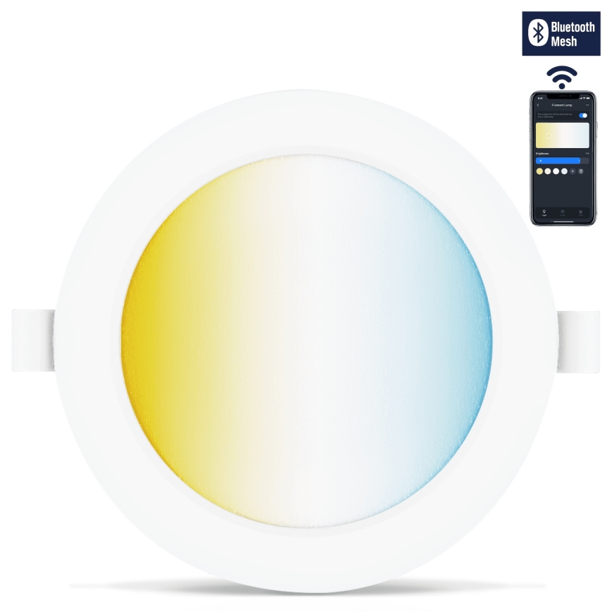 Aigostar - SADA 3x LED Stmívatelné podhledové svítidlo MESH LED/6W/230V 2700K-6500K pr.11,5cm