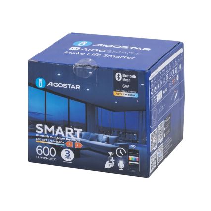 Aigostar - SADA 3x LED Stmívatelné podhledové svítidlo MESH LED/6W/230V 2700K-6500K pr.11,5cm