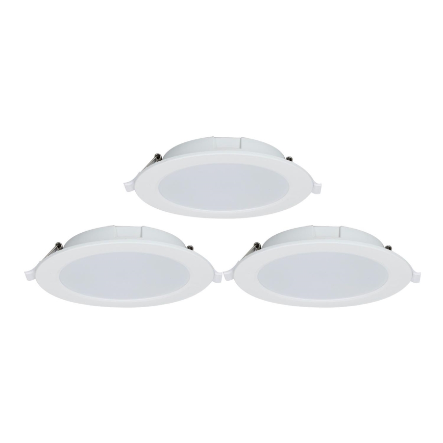 Aigostar - SADA 3x LED Stmívatelné podhledové svítidlo MESH LED/9W/230V 2700K-6500K pr. 14,5 cm