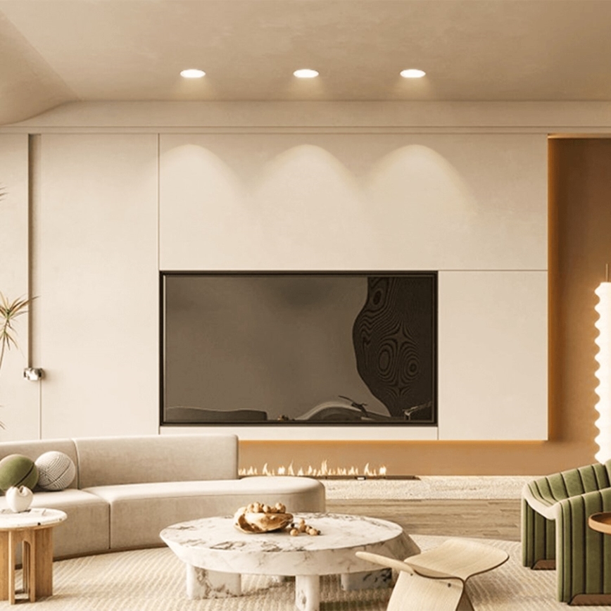 Aigostar - SADA 3x LED Venkovní podhledové svítidlo LED/4,8W/230V 3000K IP65 bílá