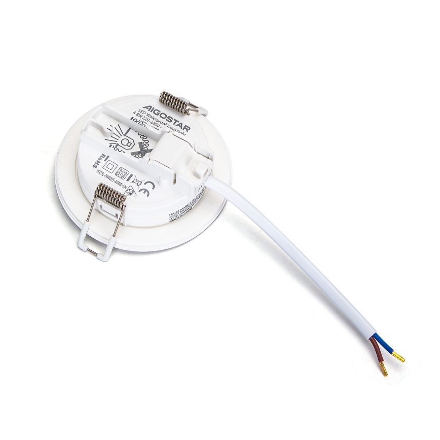 Aigostar - SADA 3x LED Venkovní podhledové svítidlo LED/4,8W/230V 3000K IP65 bílá
