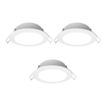 Aigostar - SADA 3x LED Venkovní podhledové svítidlo LED/4,8W/230V 4000K IP65 bílá