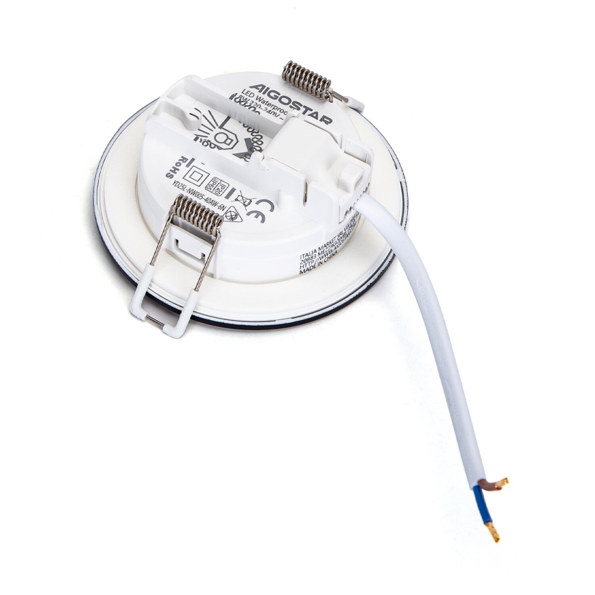Aigostar - SADA 3x LED Venkovní podhledové svítidlo LED/4,8W/230V 4000K IP65 černá