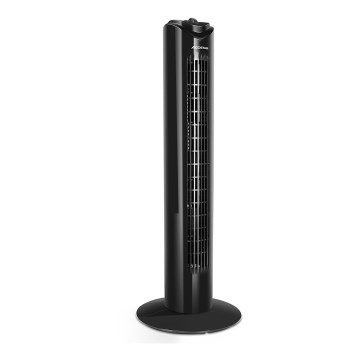 Aigostar - Sloupový ventilátor 45W/230V černá