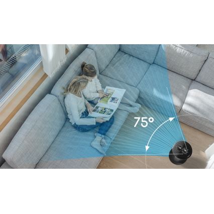 Aigostar - Sloupový ventilátor 45W/230V černá