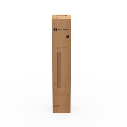 Aigostar - Sloupový ventilátor 50W/230V bílá + dálkové ovládání