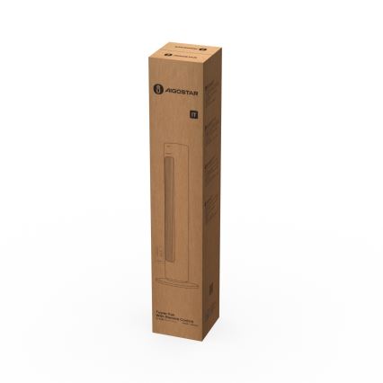 Aigostar - Sloupový ventilátor 50W/230V bílá + dálkové ovládání