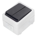 Aigostar - Spínač domovní sériový 250V/10A IP54