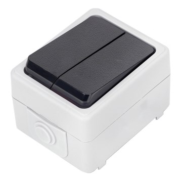 Aigostar - Spínač domovní sériový 250V/10A IP54
