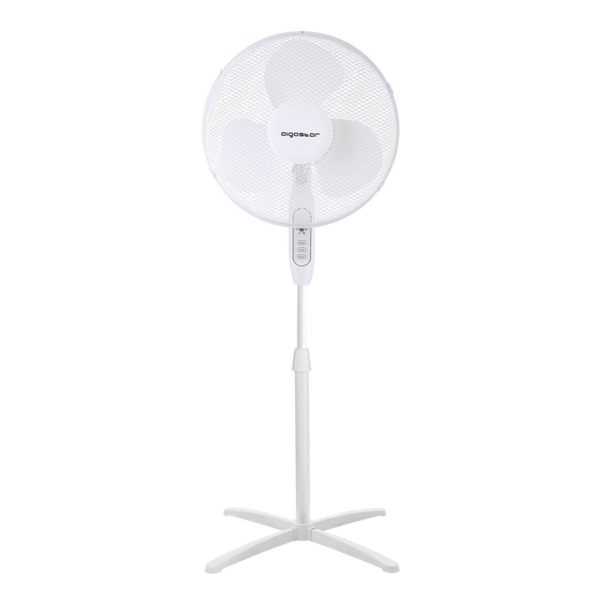 Aigostar - Stojanový ventilátor 40W/230V 120 cm bílá