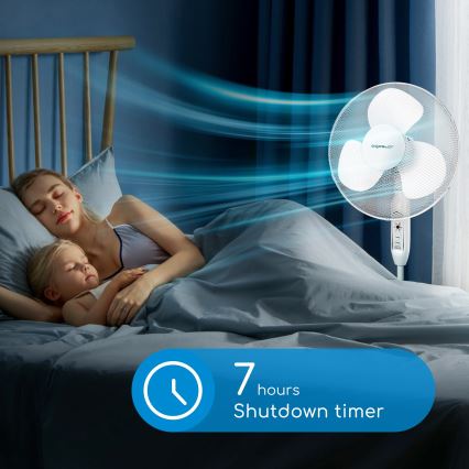 Aigostar - Stojanový ventilátor 40W/230V 120 cm bílá