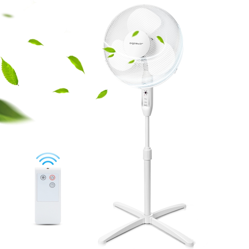 Aigostar - Stojanový ventilátor 40W/230V 120 cm bílá