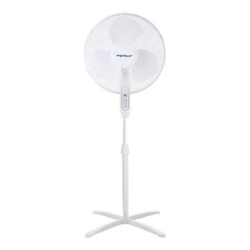 Aigostar - Stojanový ventilátor 40W/230V pr. 40 cm bílá