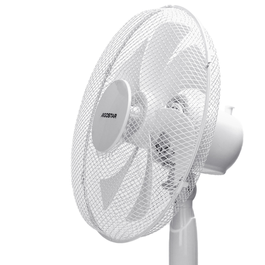 Aigostar - Stojanový ventilátor 50W/230V 120 cm bílá