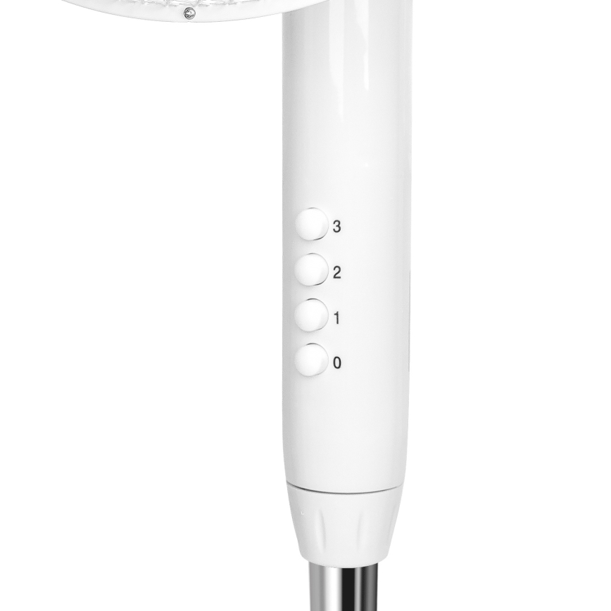 Aigostar - Stojanový ventilátor 50W/230V 120 cm bílá