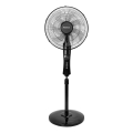 Aigostar - Stojanový ventilátor 50W/230V 130 cm černá + dálkové ovládání
