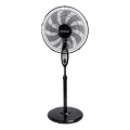 Aigostar - Stojanový ventilátor 55W/230V 130 cm černá + dálkové ovládání
