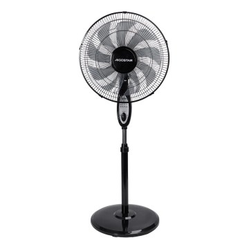 Aigostar - Stojanový ventilátor 55W/230V 130 cm černá + dálkové ovládání