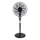 Aigostar - Stojanový ventilátor 55W/230V 130 cm černá + dálkové ovládání