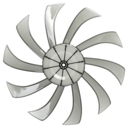 Aigostar - Stojanový ventilátor 55W/230V 130 cm černá + dálkové ovládání