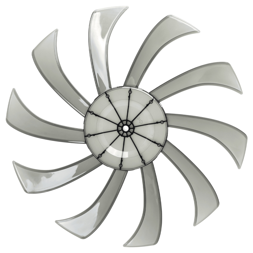 Aigostar - Stojanový ventilátor 55W/230V 130 cm černá + dálkové ovládání