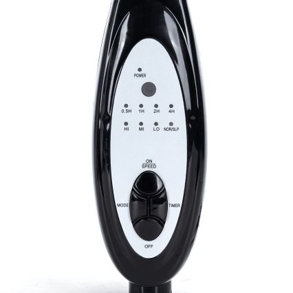 Aigostar - Stojanový ventilátor 55W/230V 130 cm černá + dálkové ovládání