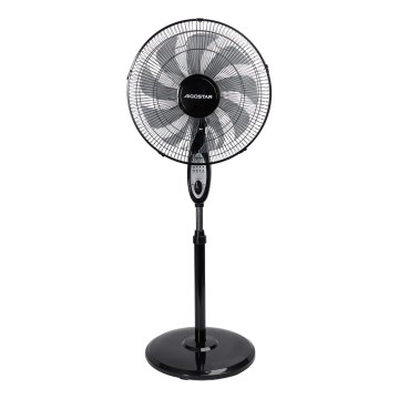 Aigostar - Stojanový ventilátor 60W/230V 130 cm černá + dálkové ovládání