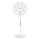 Aigostar - Stojanový ventilátor 60W/230V bílá