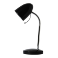 Aigostar - Stolní lampa 1xE27/36W/230V černá/lesklý chrom