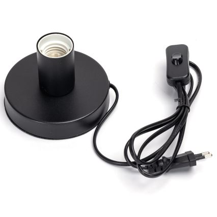 Aigostar - Stolní lampa 1xE27/60W/230V černá