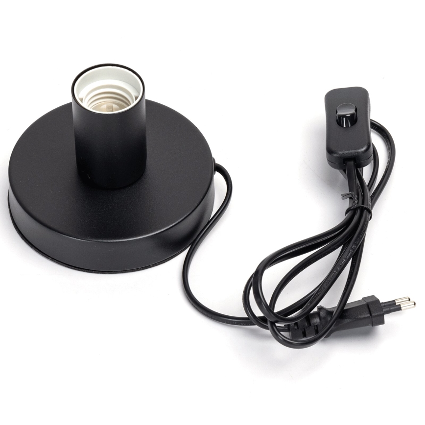Aigostar - Stolní lampa 1xE27/60W/230V černá