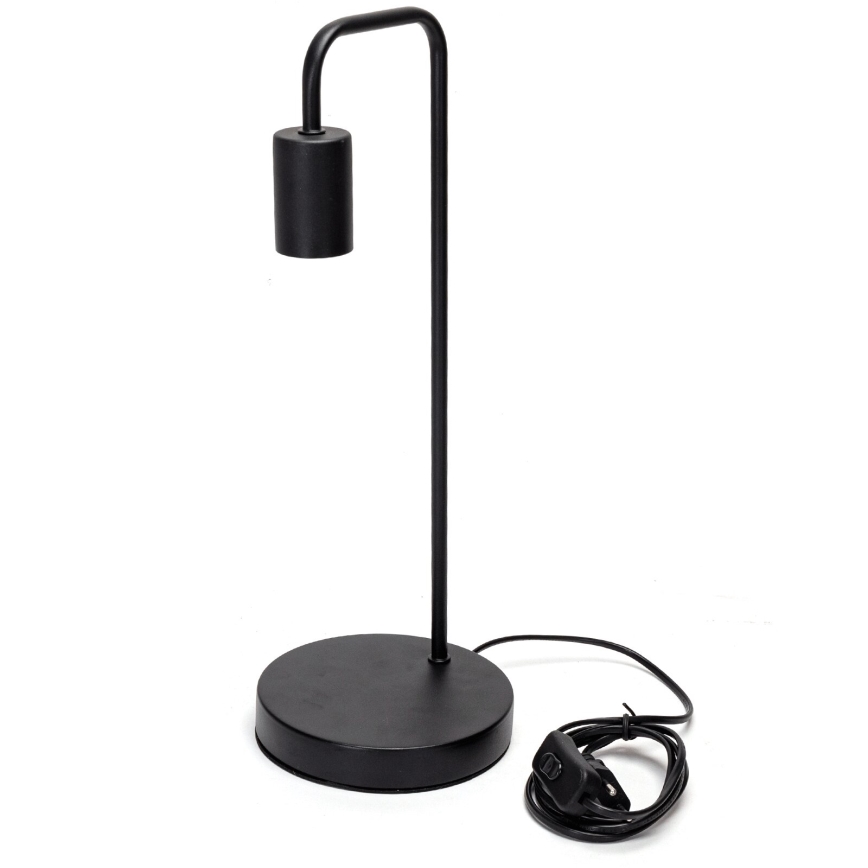 Aigostar - Stolní lampa 1xE27/60W/230V černá