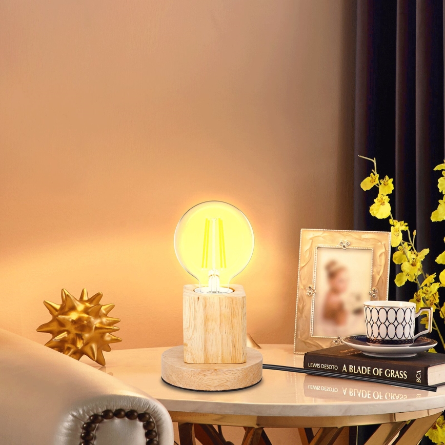 Aigostar - Stolní lampa 1xE27/60W/230V kaučukovník