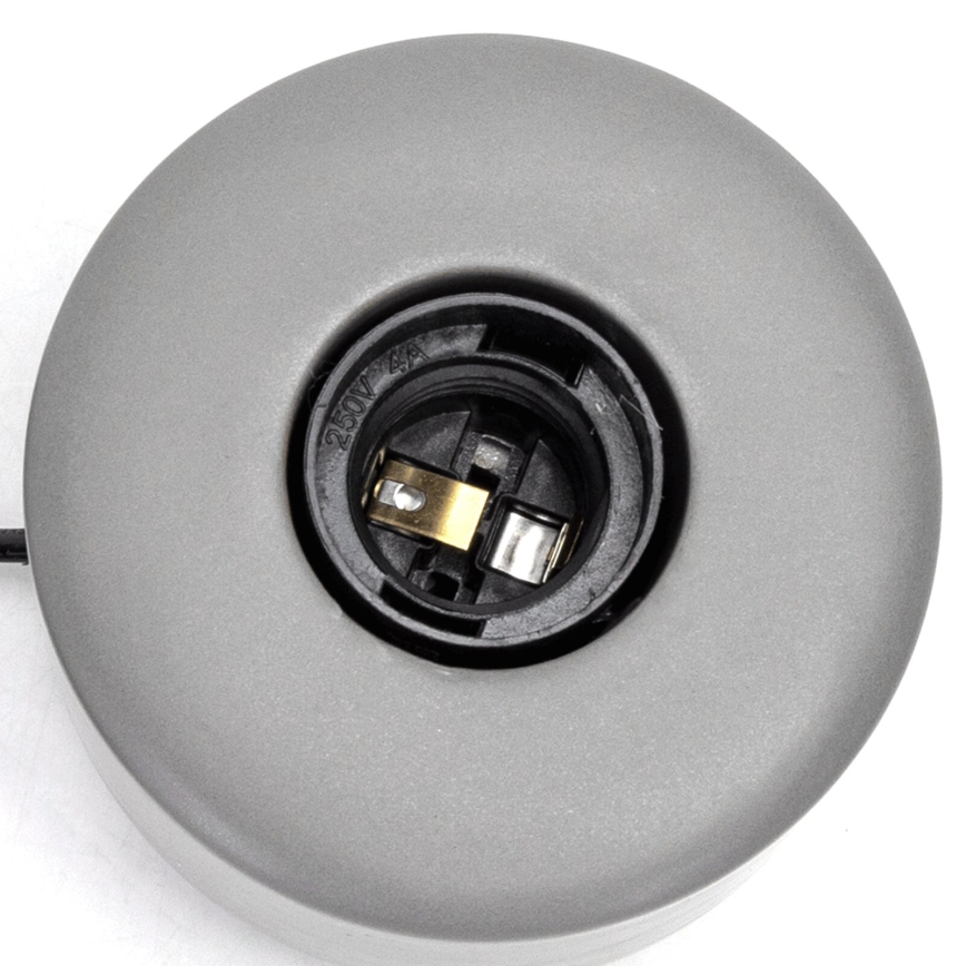 Aigostar - Stolní lampa 1xE27/60W/230V šedá