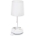 Aigostar - Stolní lampa se zásuvkami a USB porty 1xE27/60W/230V bílá