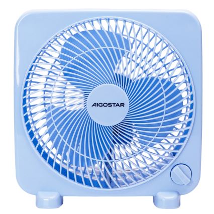 Aigostar - Stolní ventilátor 30W/230V modrá