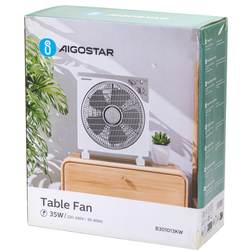 Aigostar - Stolní ventilátor 35W/230V