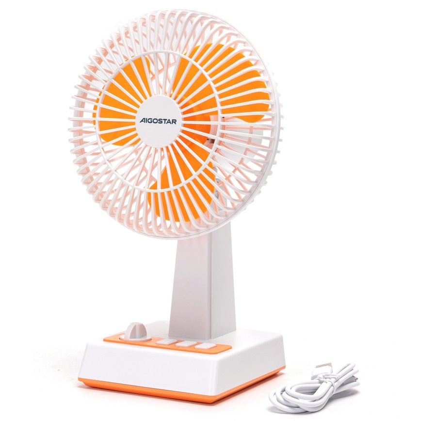 Aigostar - Stolní ventilátor 6W/USB