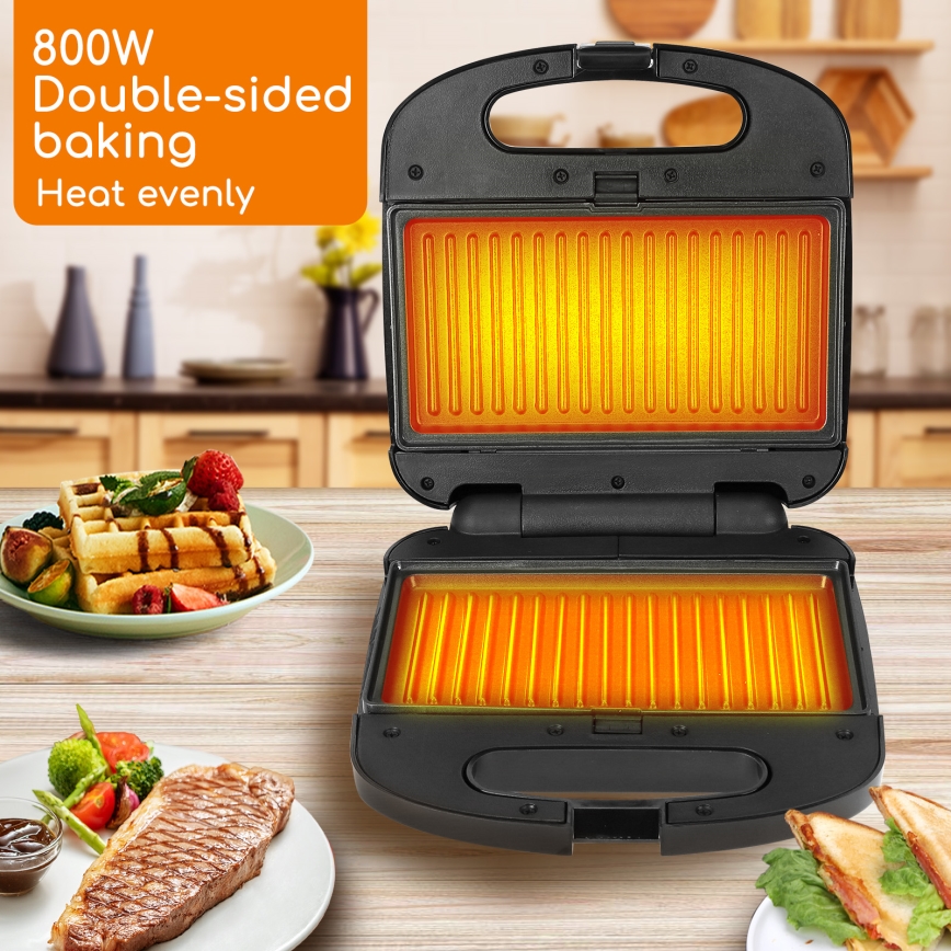 Aigostar - Toustovač 800W/230V černá