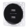 Aigostar - USB napájecí zásuvka bez rámečku 2x USB-A černá