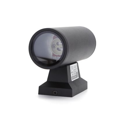 Aigostar - Venkovní nástěnné svítidlo 2xGU10/35W/230V IP65 černá kulatý