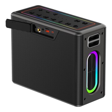 AKAI ABTSW-120 - Bezdrátový reproduktor s dvěma mikrofony 80W/4000 mAh IPX6