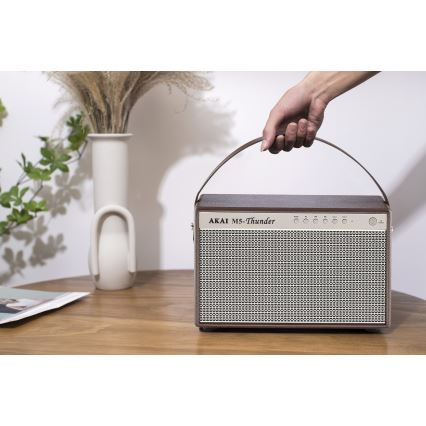 AKAI M5 THUNDER COFFEE - Bezdrátový reproduktor 70W/8000 mAh
